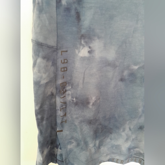 Lululemon Always Agile Short SleeveDiamond Dye True Navy Chambray size M - Picture 4 of 12